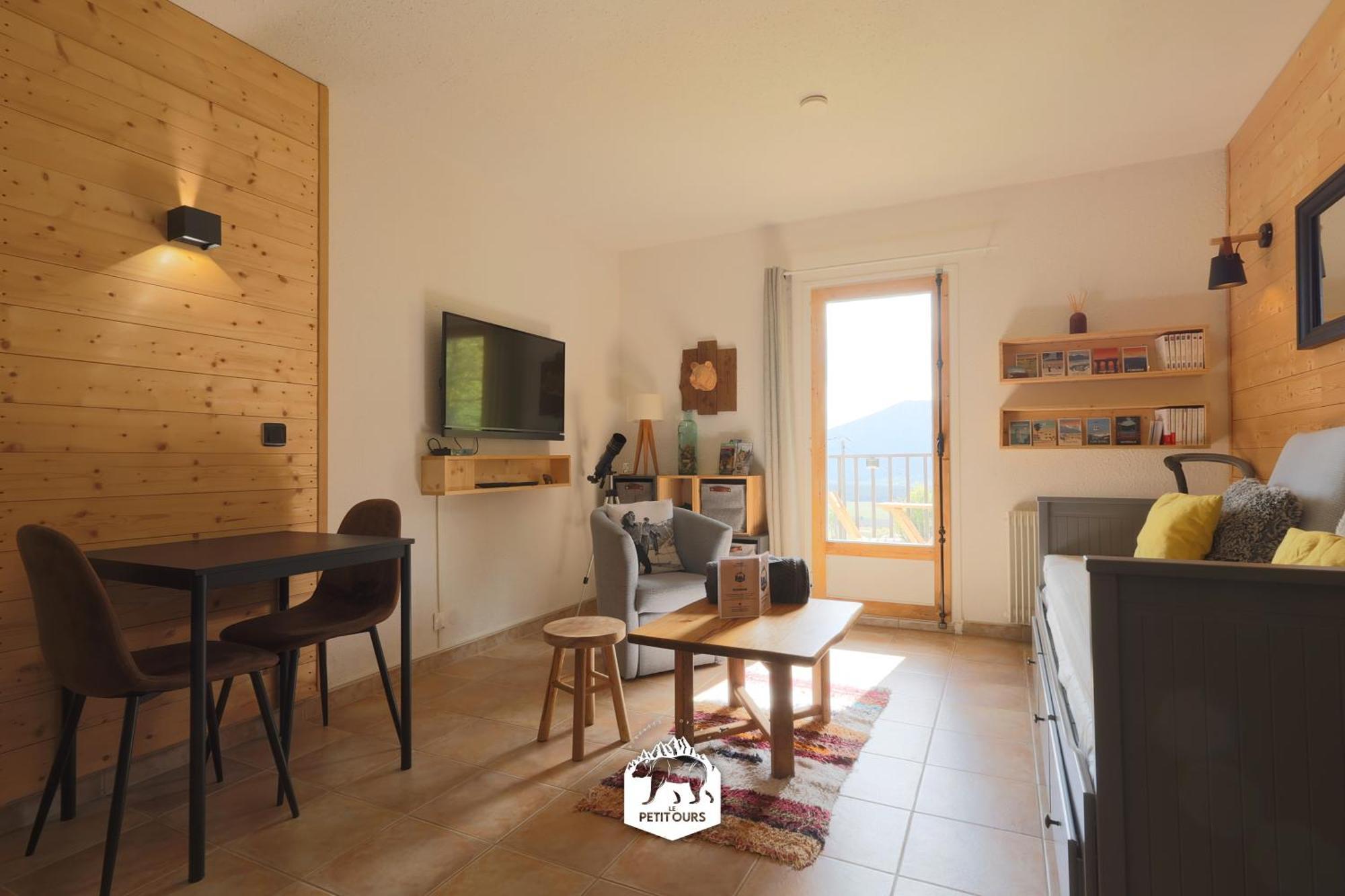 Le Petit Ours & Le Petit Cerf - Studios Vue Lac & Montagnes 莱桑格勒 外观 照片
