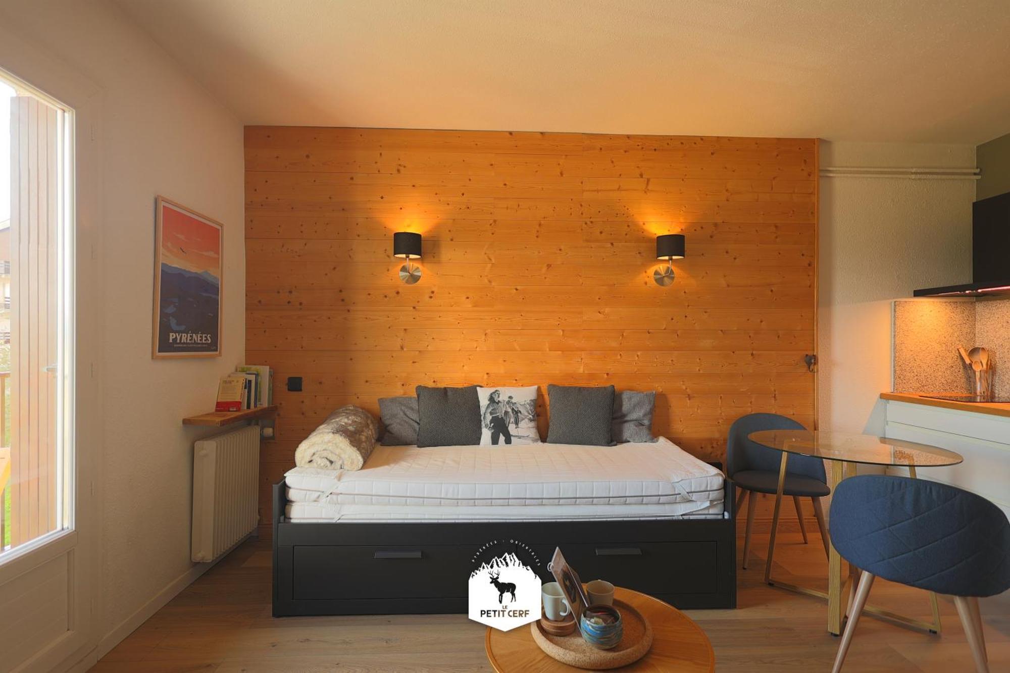 Le Petit Ours & Le Petit Cerf - Studios Vue Lac & Montagnes 莱桑格勒 外观 照片